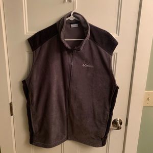 Light Gray Columbia Fleece Vest